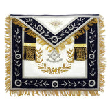 Past Master Velvet Apron Lambskin – Hand Embroidered-10CODE