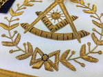 Past Master Velvet Apron Navy – Hand Embroidered - 10CODE