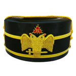 Scottish Rite Black Cap Embroidered